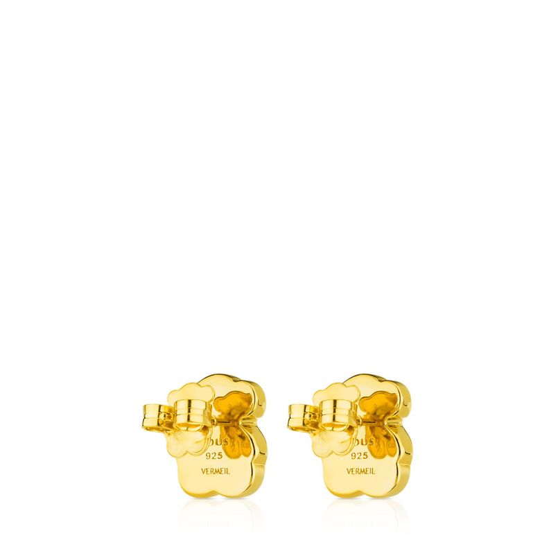 Pendientes Tous Color de Plata Vermeil-2