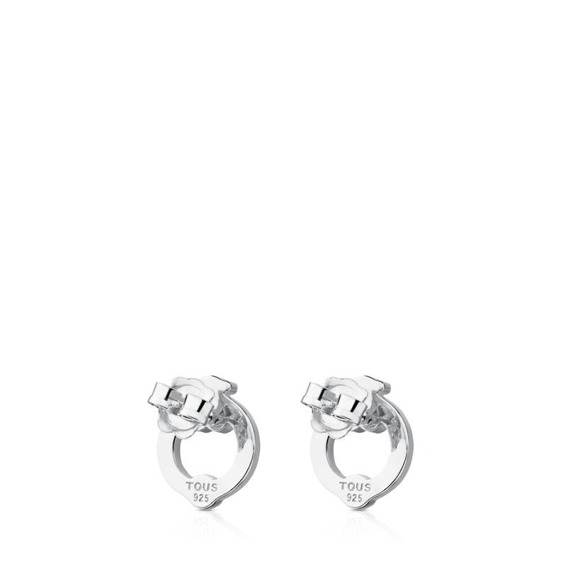 Aros Super Power de Plata con Perla Tous-2