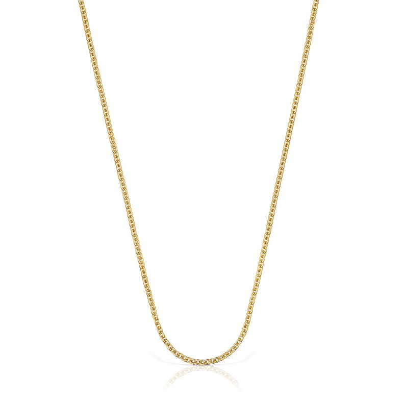 Gargantilla con baño de oro 18 kt sobre plata chain-0