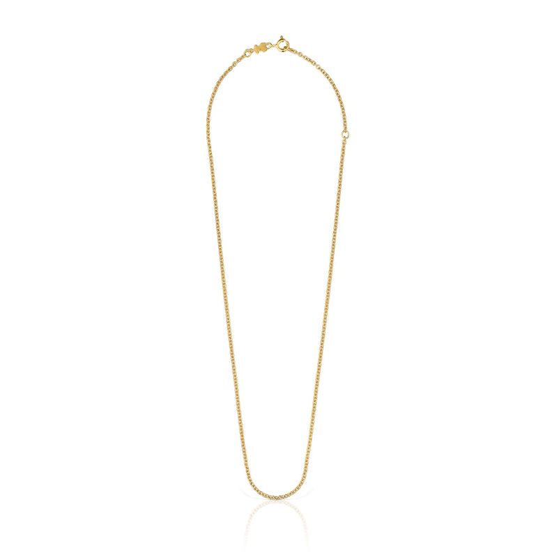 Gargantilla con baño de oro 18 kt sobre plata chain-1