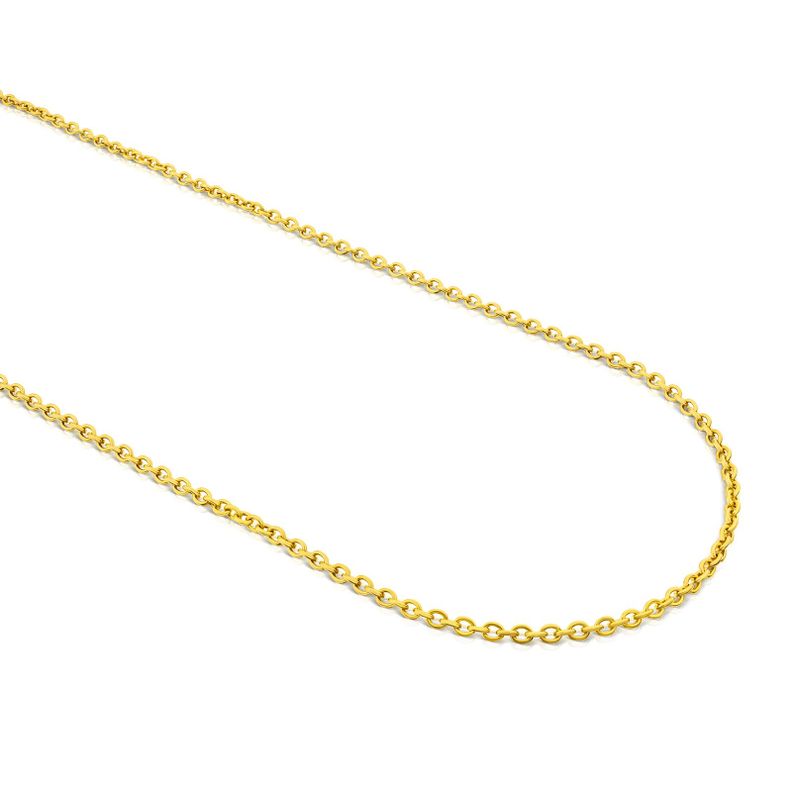 Gargantilla con baño de oro 18 kt sobre plata chain-2