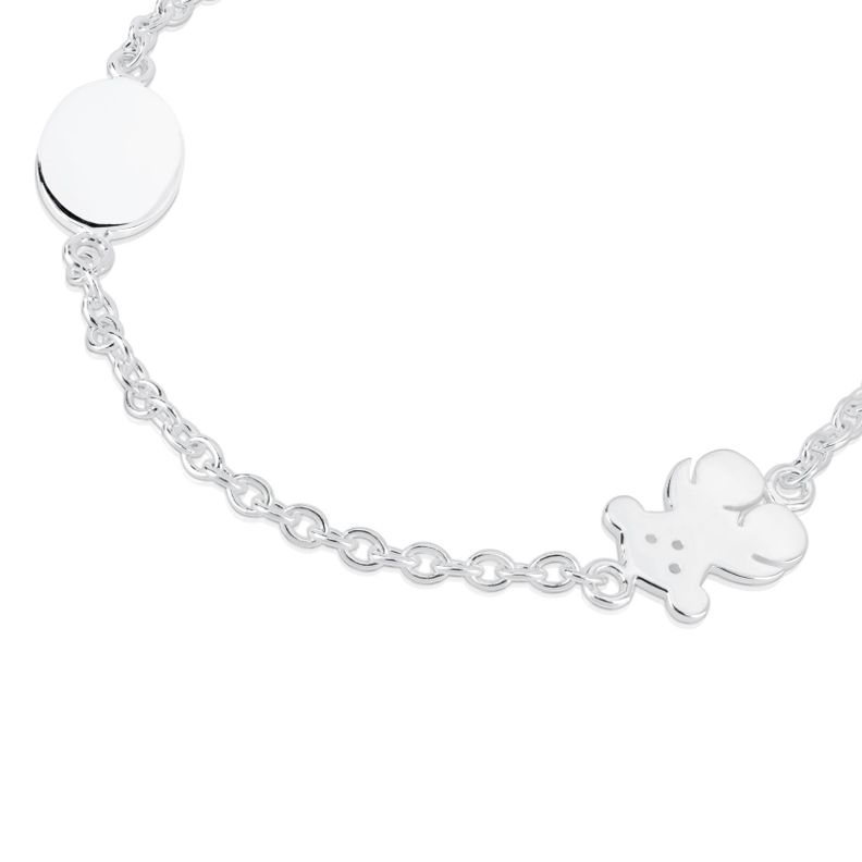Pulsera cadena de plata con motivo TOUS Bear-1