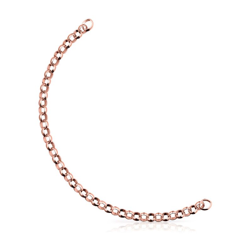 Pulsera Tous Hold de Plata Vermeil rosa-0