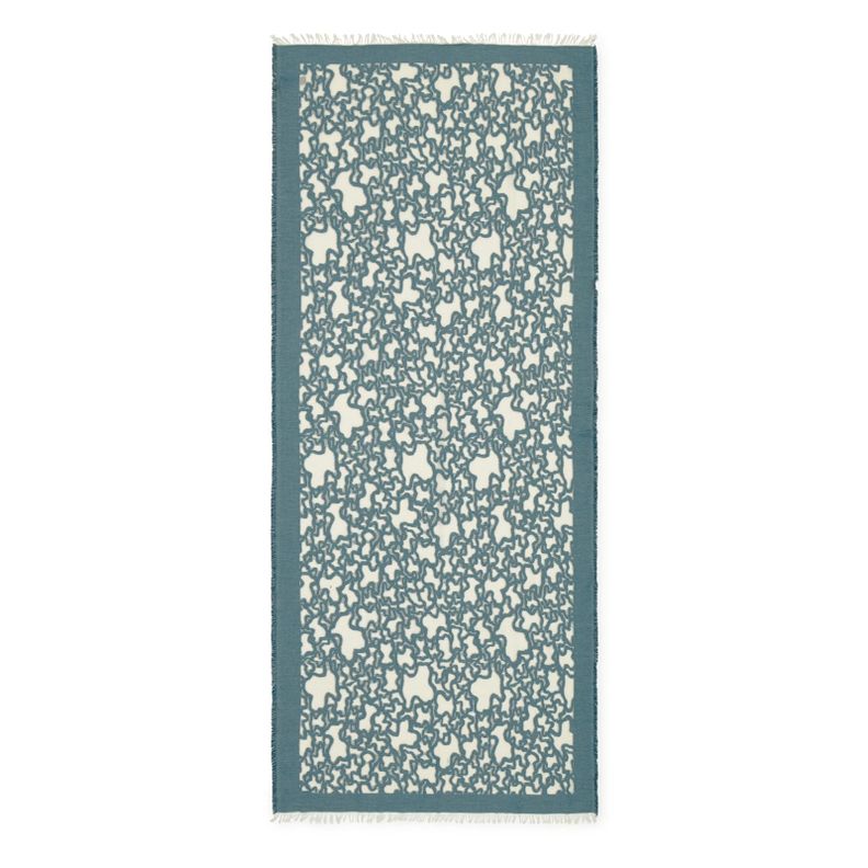 Foulard turquesa Kaos Devore
