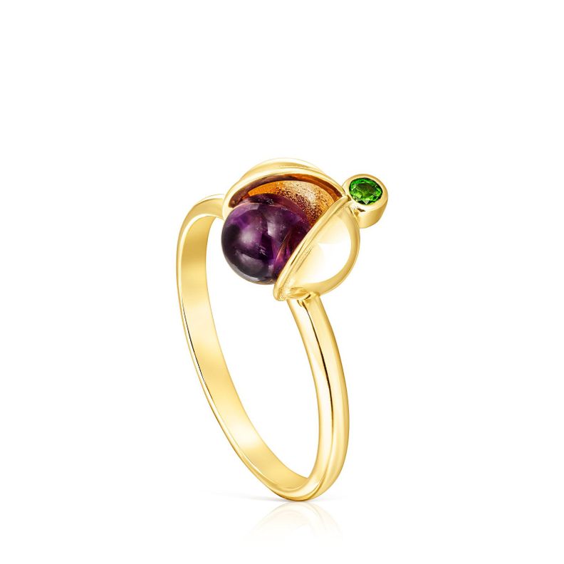 Anillo de plata vermeil  Virtual Garden Tous-0
