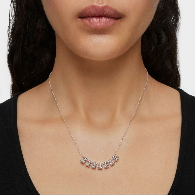 Collar corto de plata y detalle Bold Bear-3