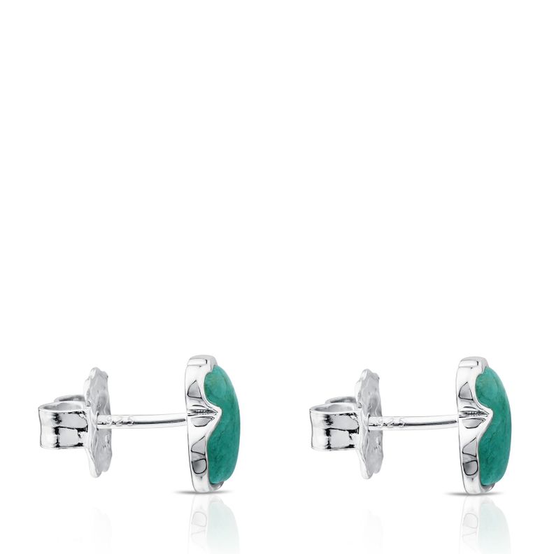 Pendientes New Color de Plata con Amazonita TOUS-1