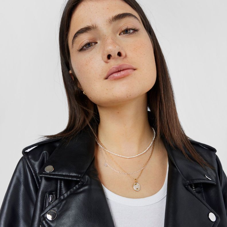 Collar de plata con anillas ovales Bold Bear Tous-5