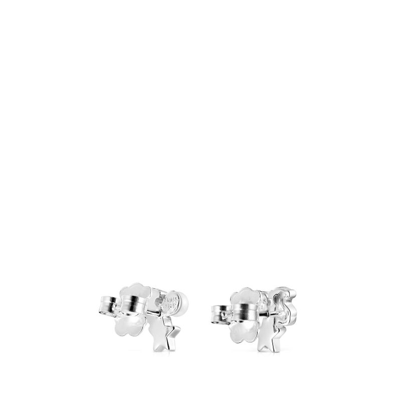 Pendientes Tous Nocturne de Plata con Perla-2