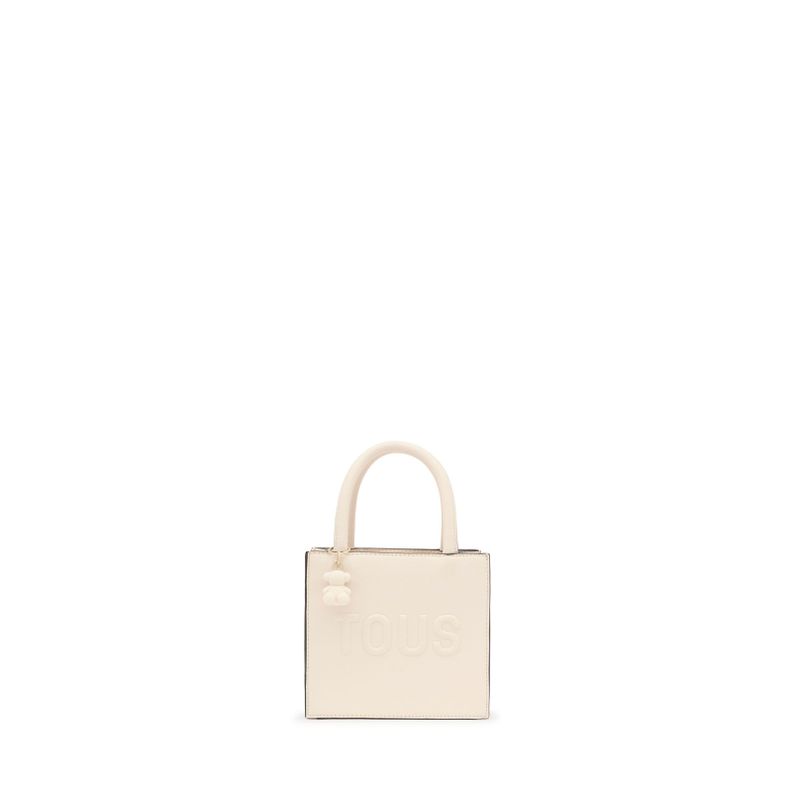Bolso mini cube beige TOUS Brenda-3