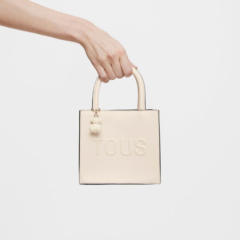 Bolso mini cube beige TOUS Brenda-6