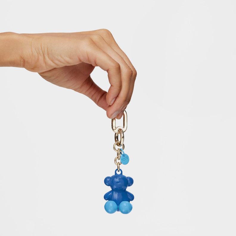 Llavero Metal azul Bold Bear-2