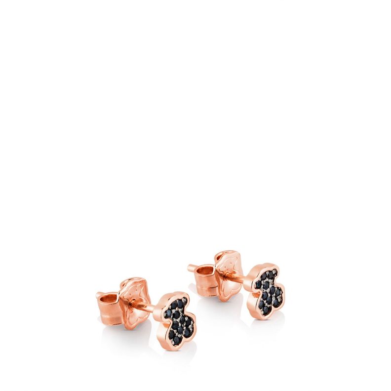 Aros Motif de Plata Vermeil Tous-0