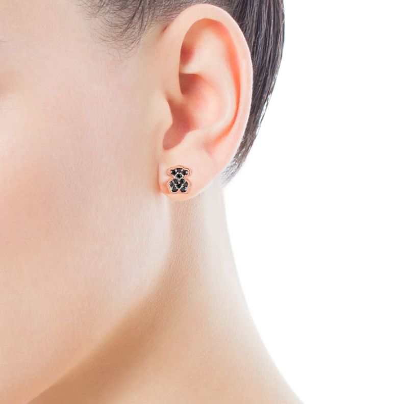 Aros Motif de Plata Vermeil Tous-1