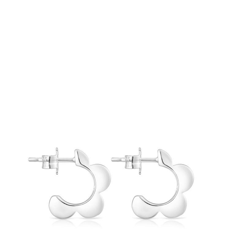 Aros de plata flor Bold Motif Tous-1