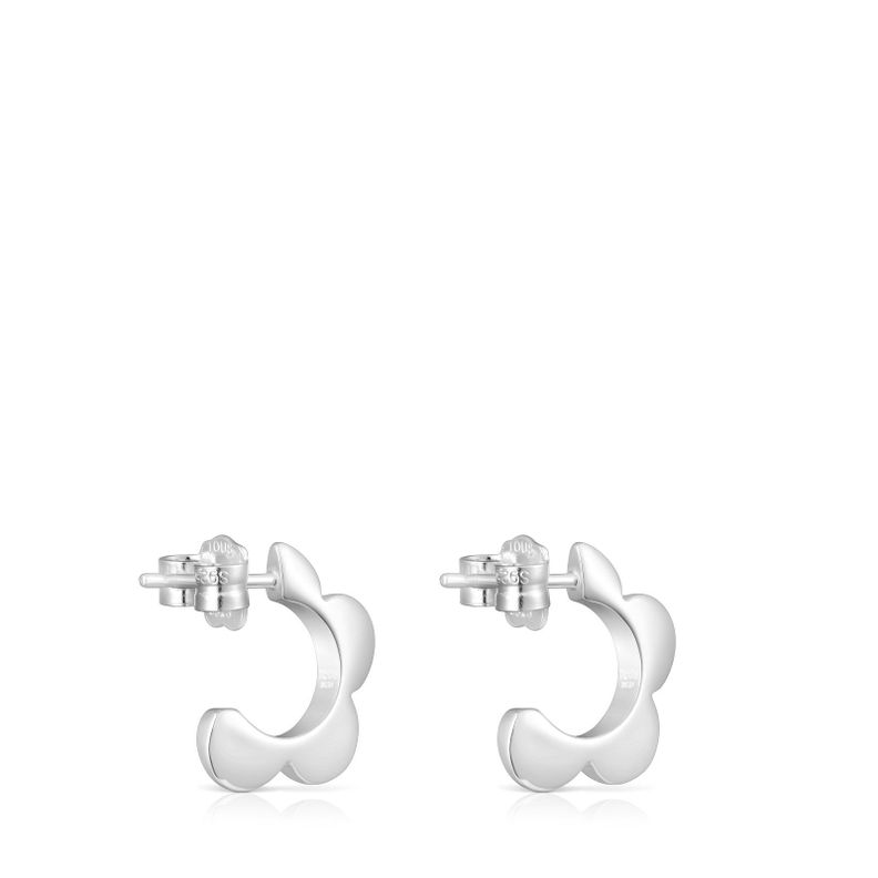 Aros de plata flor Bold Motif Tous-2