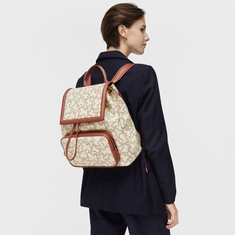 Mochila beige Kaos Icon-4