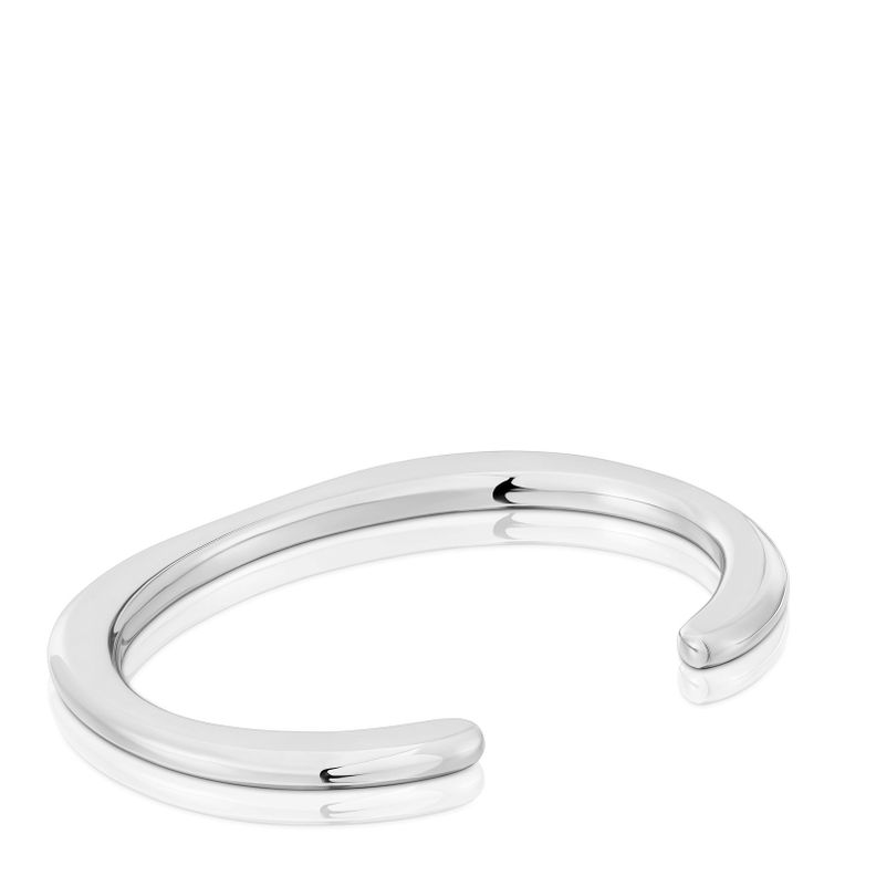 Pulsera esclava de plata Line-2