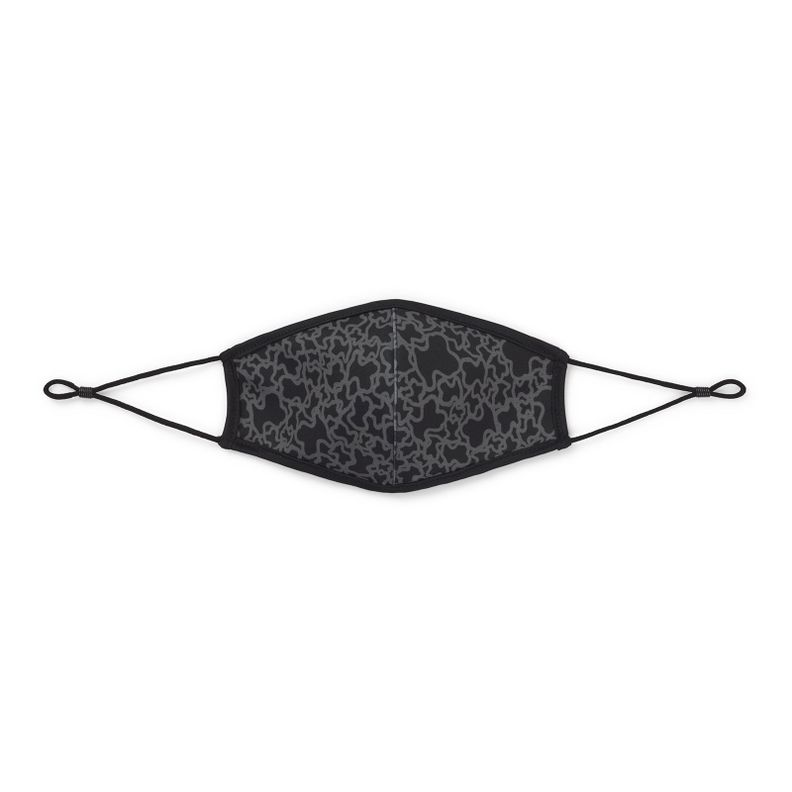 Mascarilla Kaos Mini reutilizable en color negro Tous-0