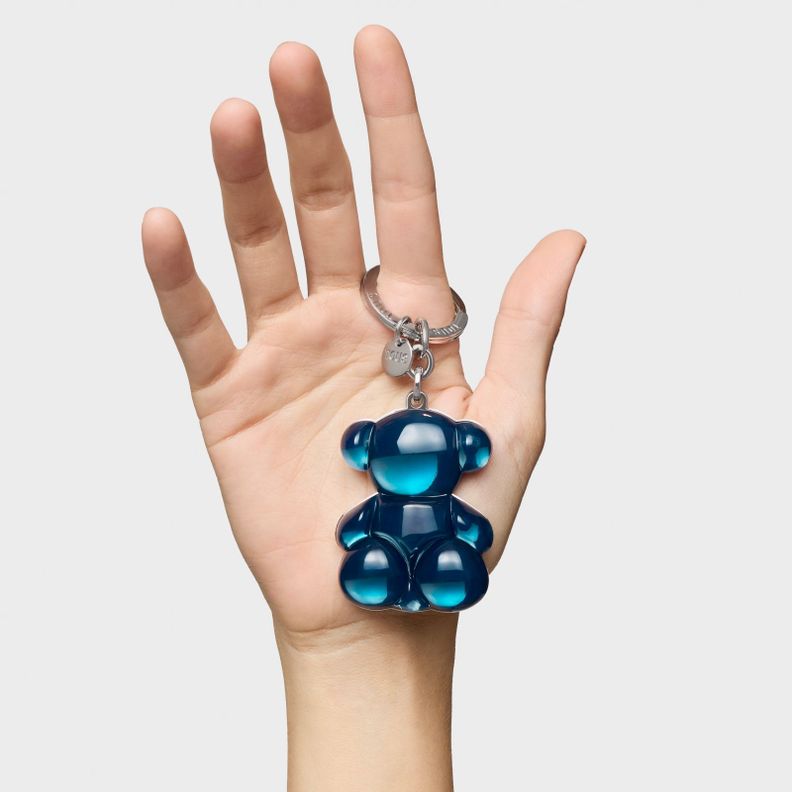 Llavero azul marino half Bold Bear-2