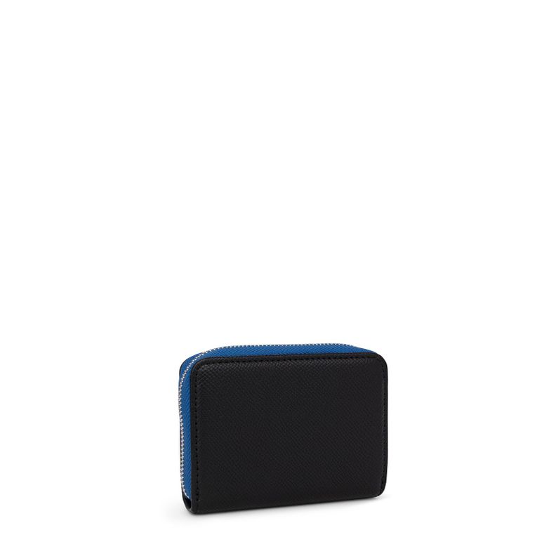 Monedero mediano New Dubai negro y azul-1