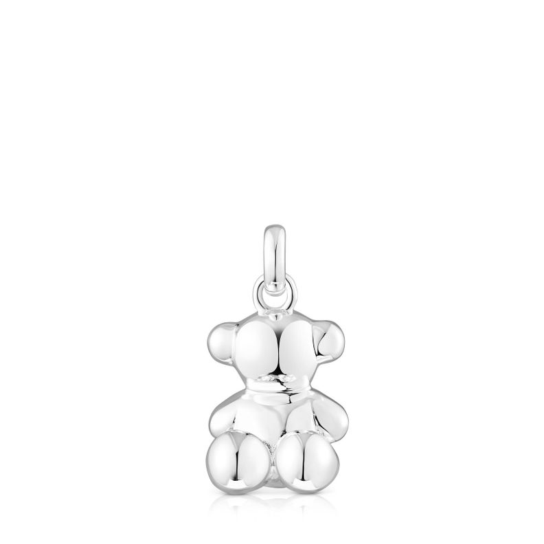 Colgante oso mediano de plata Bold Bear-0