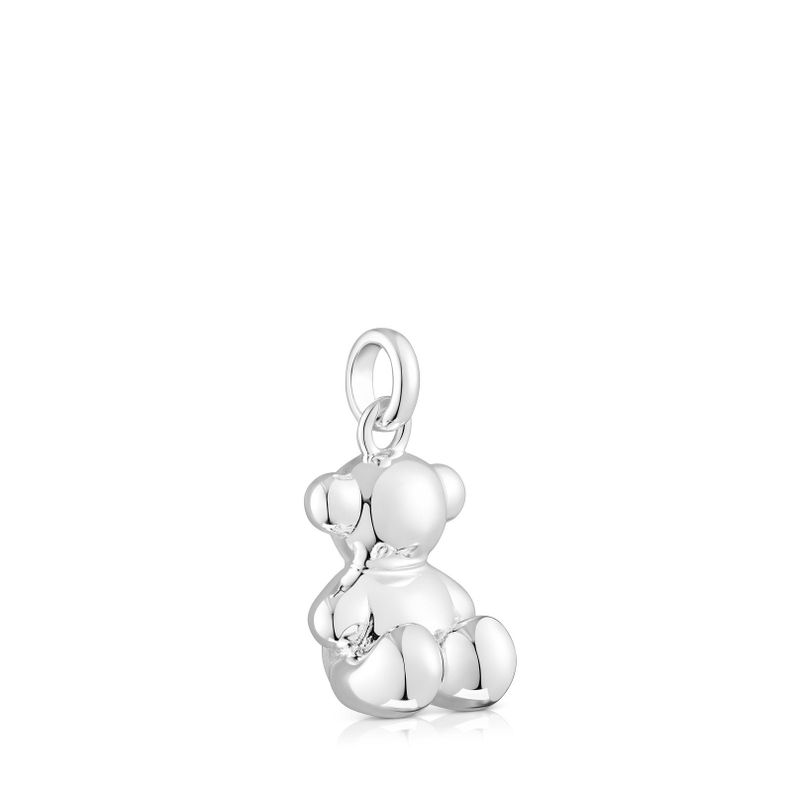 Colgante oso mediano de plata Bold Bear-1