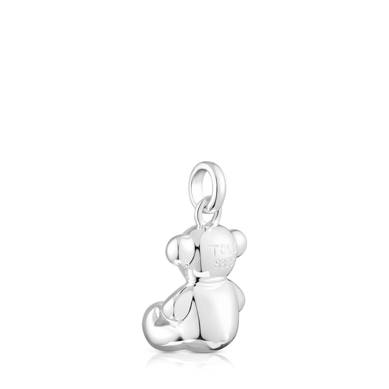 Colgante oso mediano de plata Bold Bear-2