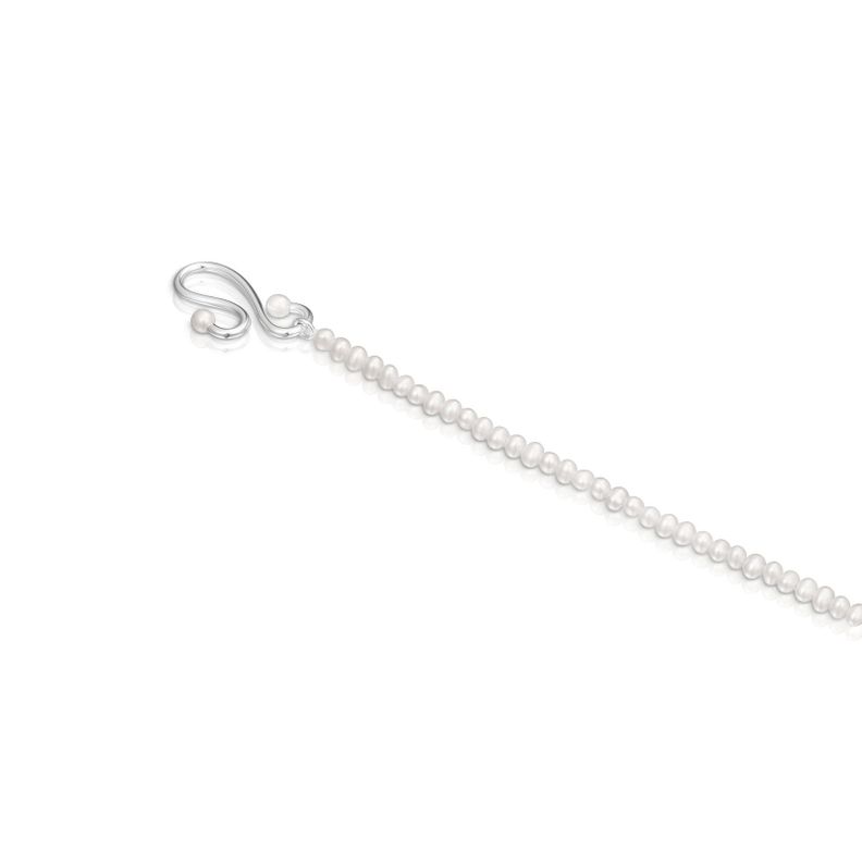 Pulsera de perlas cultivadas y plata Tsuri Tous-2