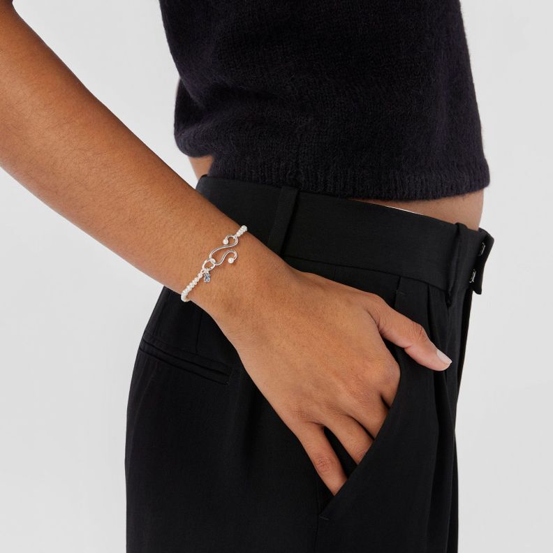 Pulsera de perlas cultivadas y plata Tsuri Tous-5