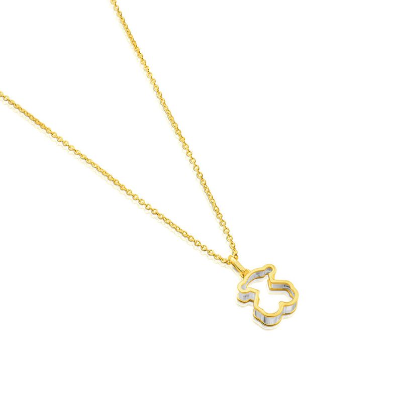 Collar Galaxy de Plata Vermeil Dorado Tous-2