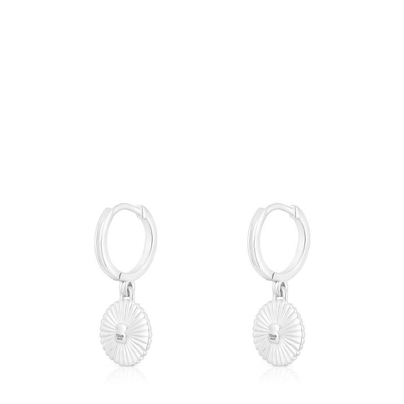 Aros aro de plata y plata vermeil oso Iris Motif Tous-2