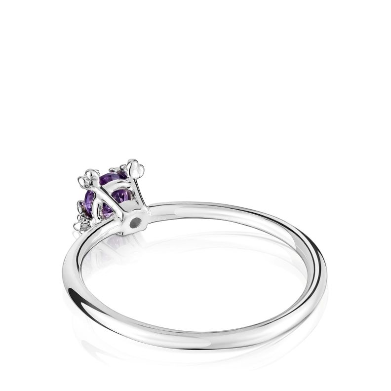 Anillo de plata y amatista Color Pills-2