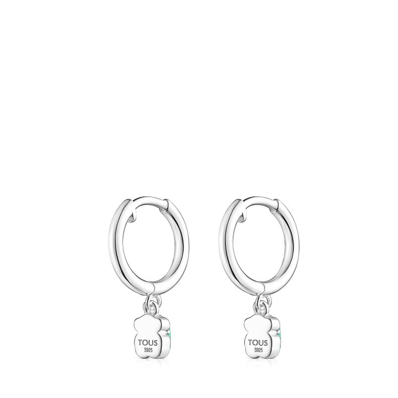 Aros Cool Color de plata y amazonita Tous-2