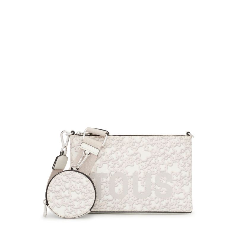 Bandolera Flat gris claro Kaos Mini Evolution-0
