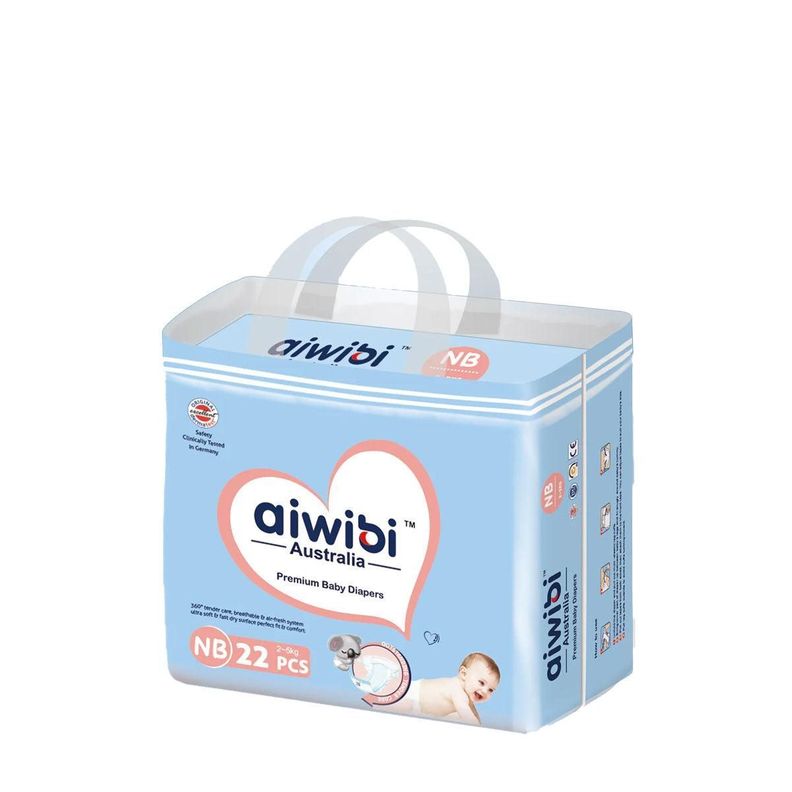 Pañales Premium Aiwibi Ultra Suave Rn Recién Nacido
