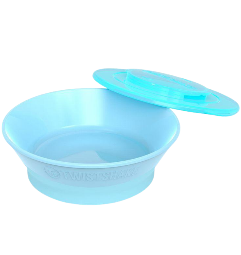 Bowl Para Comida con tapa Twistshake  Bebe Celeste