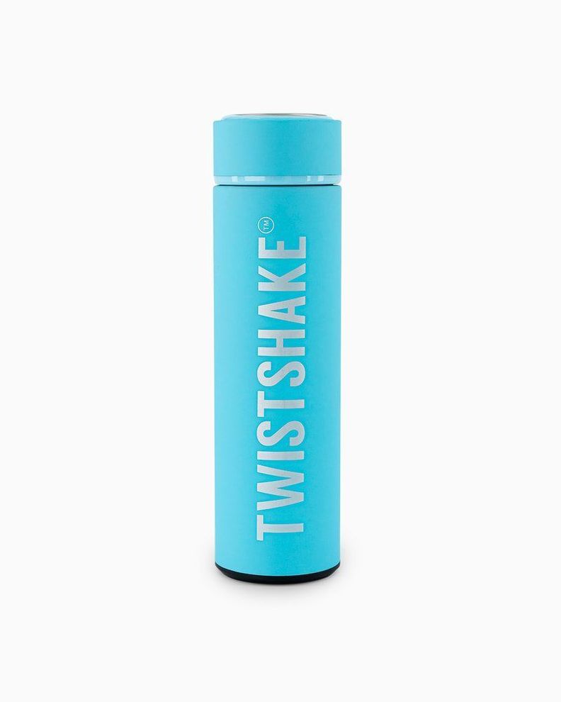 Termo Para Agua Twistshake Hot y Cold 420ml Celeste