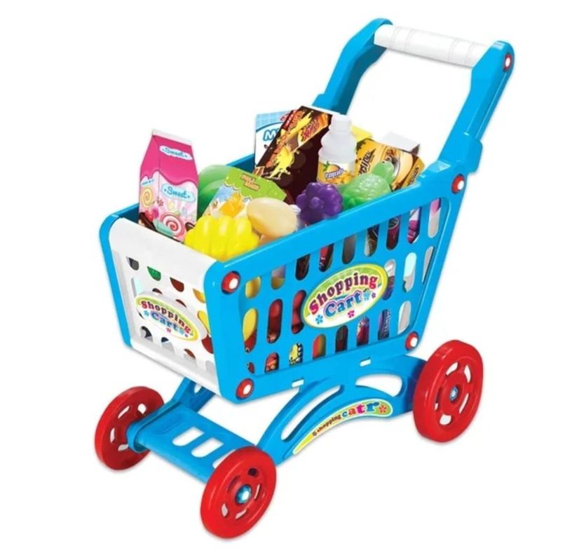 Juego Carrito Supermercado Para Ninos Accesorios Juguetes