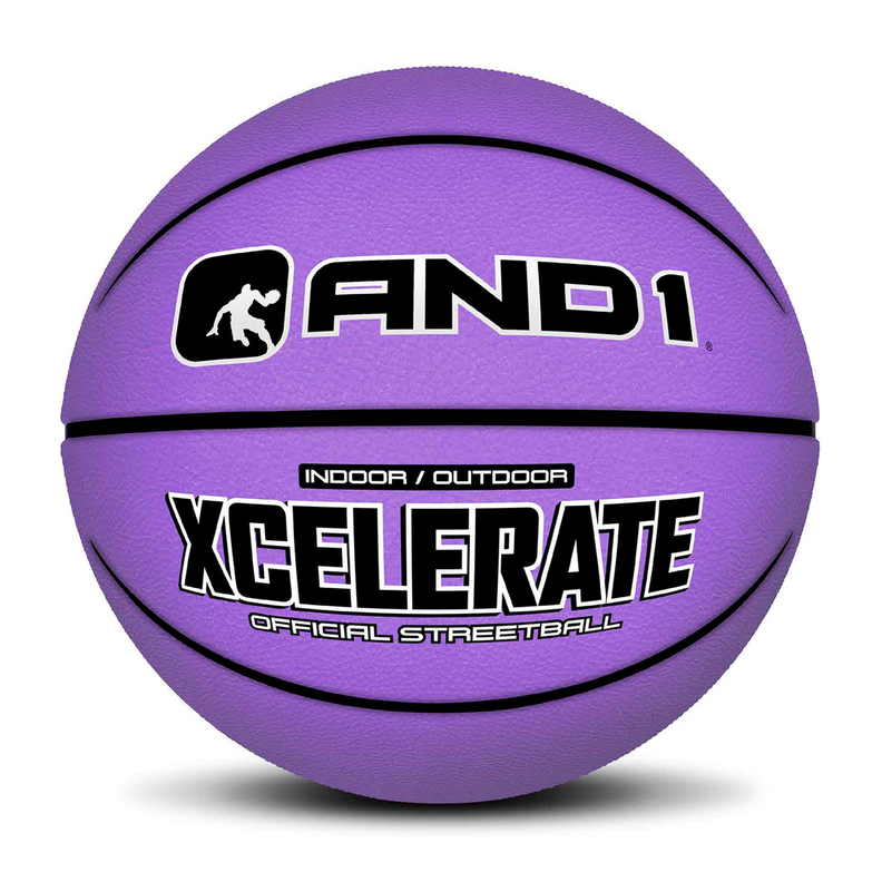 Balón And1 Xcelerate Basketball Lila-0