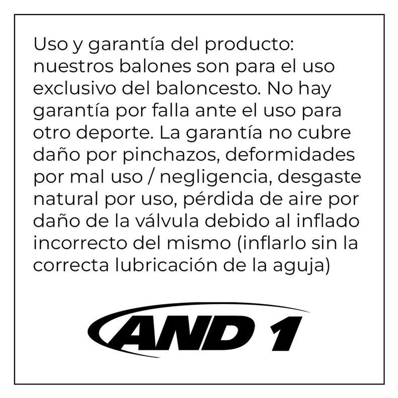 Balón N°6 And1 Xcelerate Basketball celeste-1