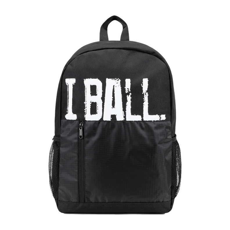 Mochila Negra Escolar / Deportiva I Ball-0