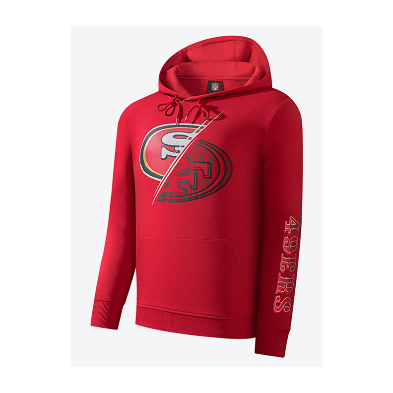 Poleron NFL San Francisco 49ers Rojo de Niños-0