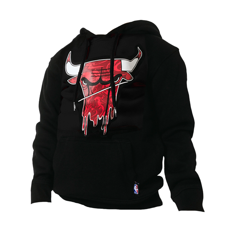 Poleron NBA Chicago Bulls Negro de Niños-0