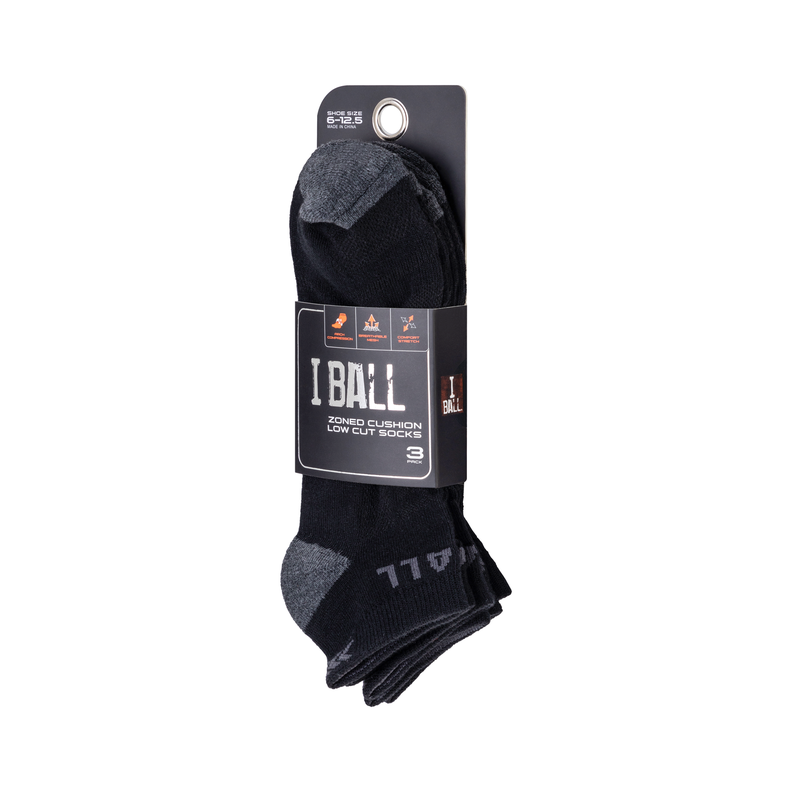 Pack 3 Pares Calcetines Cortos Deportivos I Ball-1