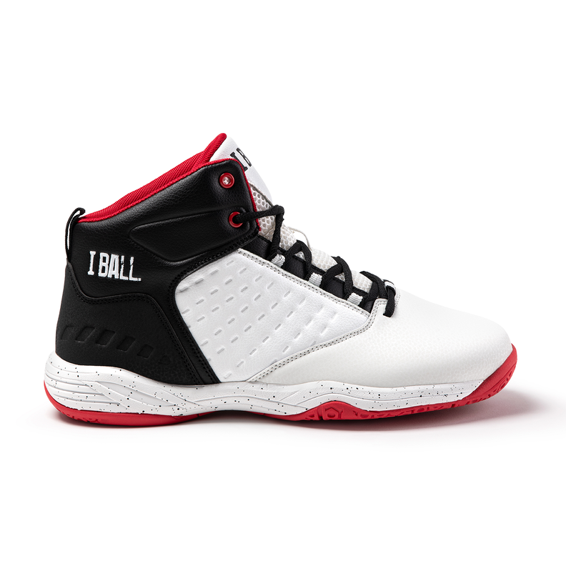 Zapatillas Adulto I BALL Response Mid Blanco / Rojo / Negro + Morral-0