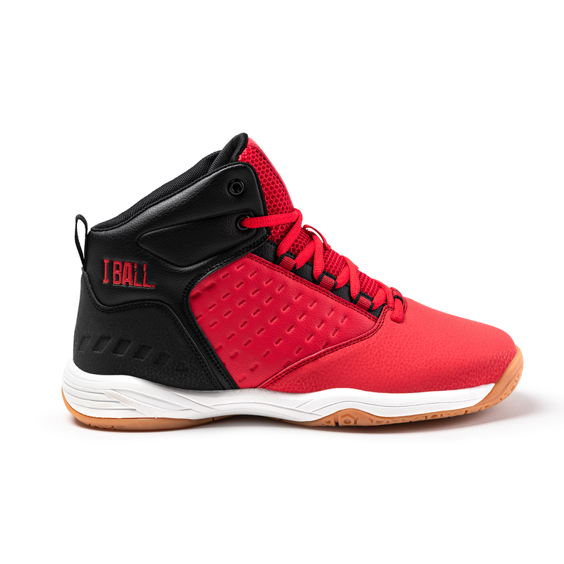 Zapatillas Niños I BALL Response Mid Rojo / Negro + Morral-0