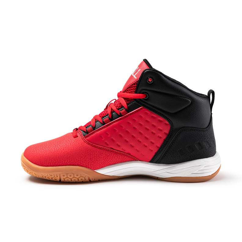 Zapatillas Niños I BALL Response Mid Rojo / Negro + Morral-2
