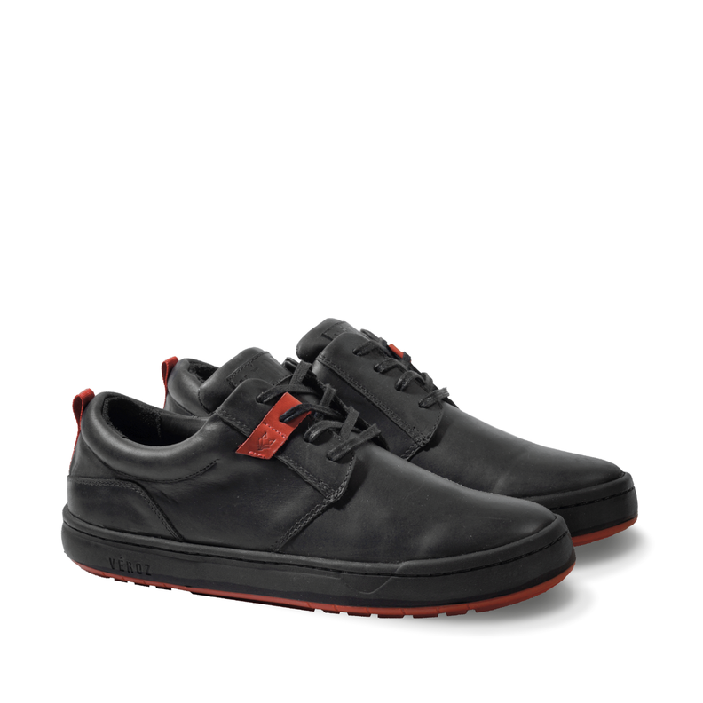 Zapatilla Cuero Hombre Russky - Negro-0