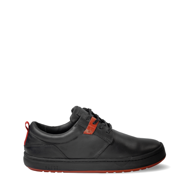 Zapatilla Cuero Hombre Russky - Negro-1